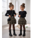 Leopard Ruffle Set – Khaki/Zwart