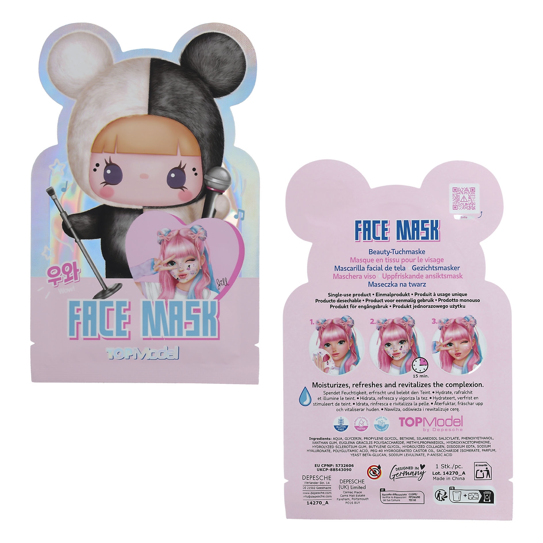 TOPModel TOPModel YOUYOU K-Pop Hydraterend Gezichtsmasker