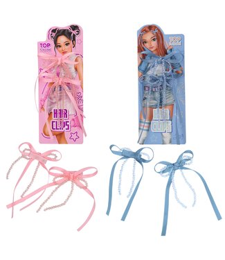 TOPModel TOPModel KPOP Haarstrikken met Kralen – 2 Stuks