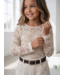 Lace Top – Beige