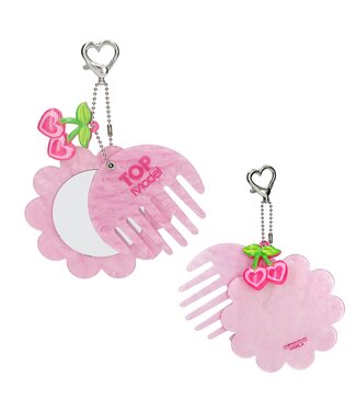 TOPModel TOPModel GLOW TO GO Mini Kam met Spiegel – Cherry Pink
