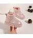 Flower Sparkle Boots - Roze