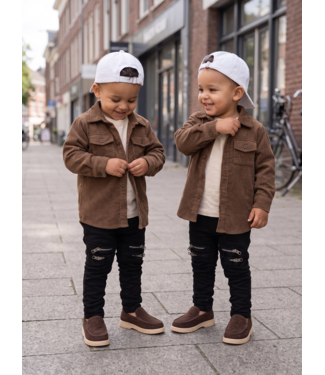 Corduroy Blouse Bruin (Verzenddatum 22 okt)