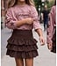 Triple Ruffle Skort - Bruin