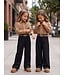 Wide Leg Pantalon Zwart – Met Riem