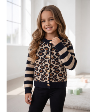 Leopard Stripe Vest
