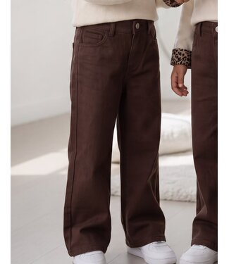 Wide Leg Jeans – Bruin