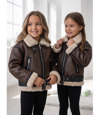 Teddy Biker Jacket – Bruin