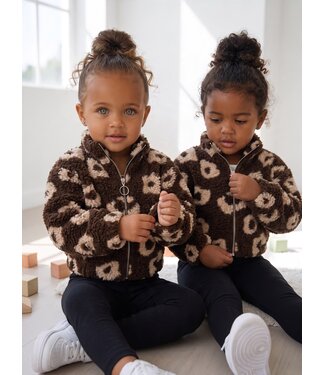 Teddy Leopard Jas - Bruin