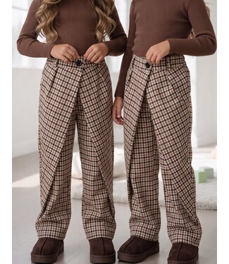 Check Wrap Broek