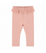 Dirkje  Legging met broderie ruffle - Roze (Verzenddatum 7 okt)