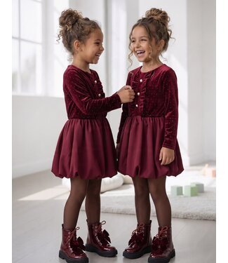 Pearl Dress - Bordeaux