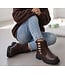 Heart Detail Boots - Bruin
