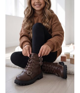 Lace & Love Boots - Bruin