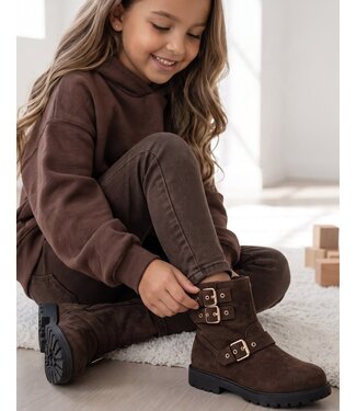 Triple Buckle Boots - Bruin