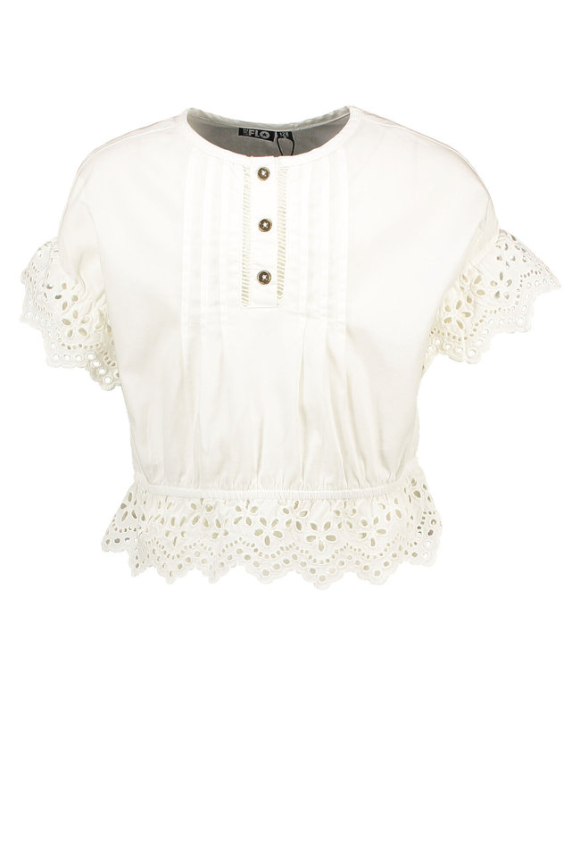 Like Flo Like Flo blouse F202-5120-010 white