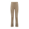 Divign the Diva Divign the Diva flair broek Flara pu beige