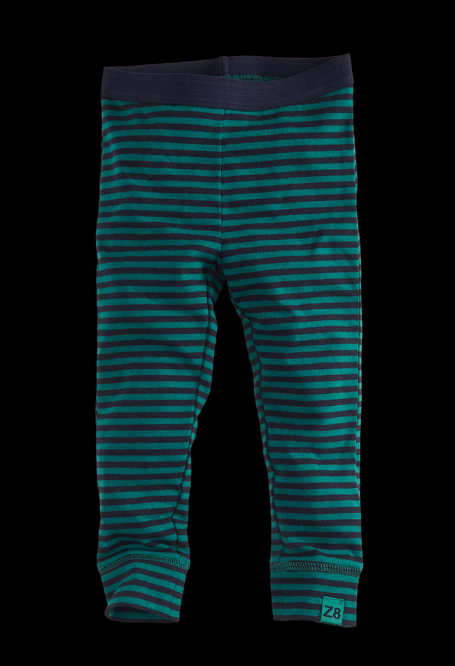 Z8 Z8 limited edition legging Nanneke navy/bottle green/stripes