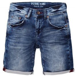 Petrol Petrol jogg jeans korte broek SHO550-5808 Jackson deep blue sea
