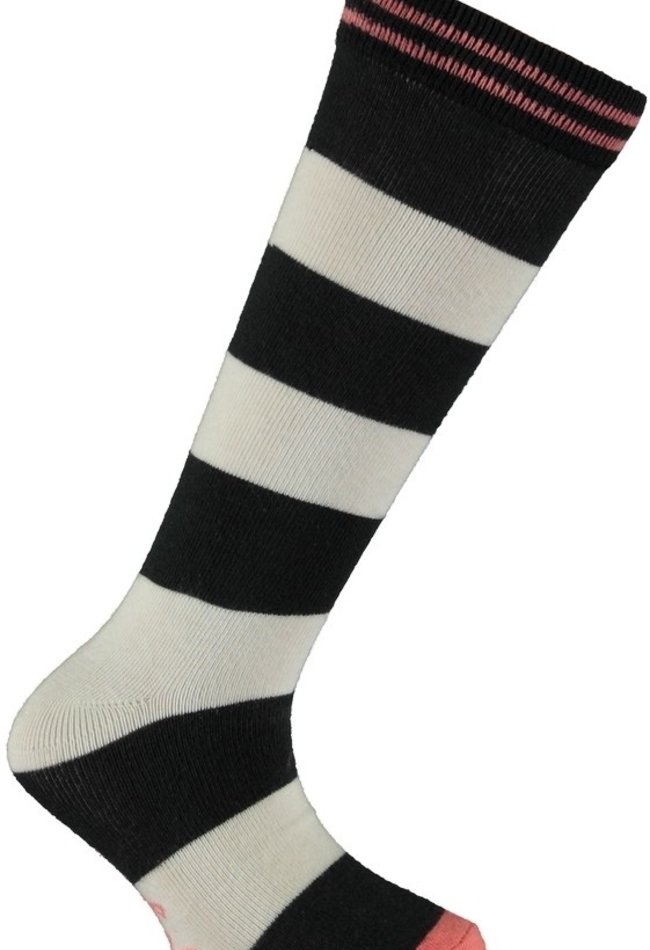 Quapi Quapi sokken Teuni dark grey stripe