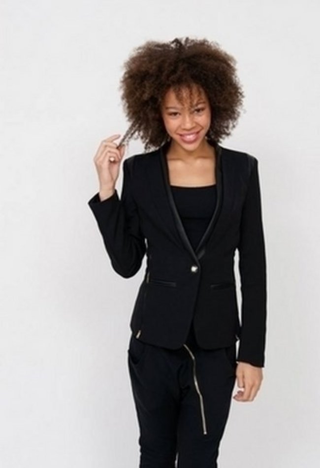 Be a Diva Be a Diva blazer Joy zwart