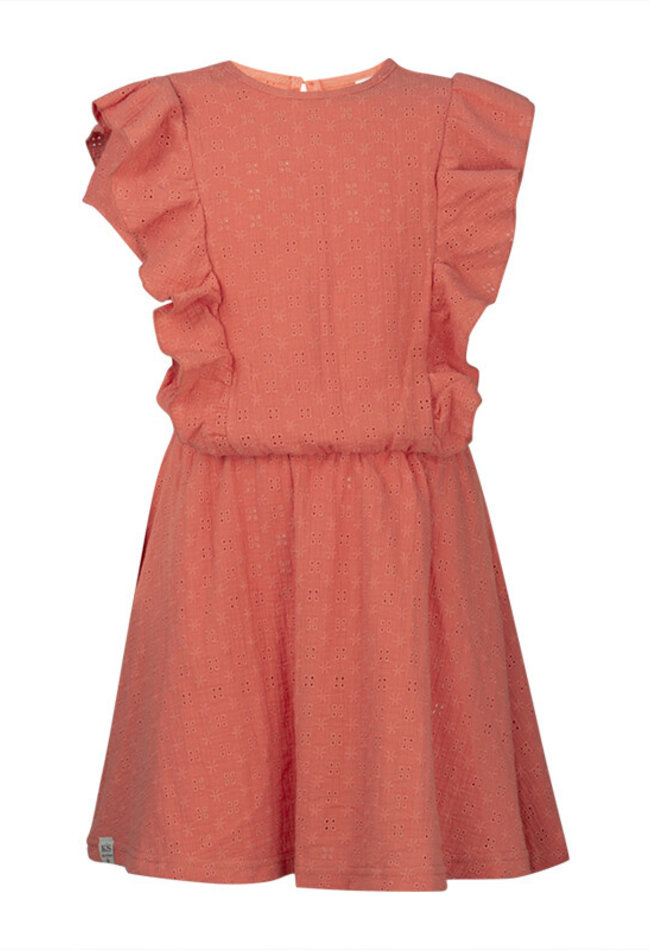 Kiestone Kiestone jurk KS8072 Erica warm orange