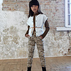 Like Flo Like Flo girls AOP wood pants with belt F208-5601-935