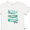 Feetje Feetje t-shirt Surf's Up Club 51700782 off white