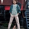 Kiestone Boy Kiestone boy t-shirt KSB8815 Sjors stripe green