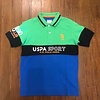 U.S. Polo Assn U.S. Polo Assn poloshirt 41029-574 groen/cobalt model 65258