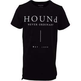 Hound Hound t-shirt logo 2990052-099 zwart