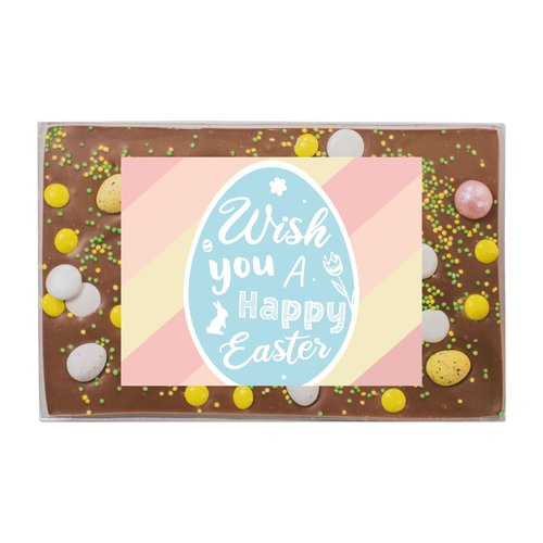 Choco bar Pasen | Wish you a happy easter