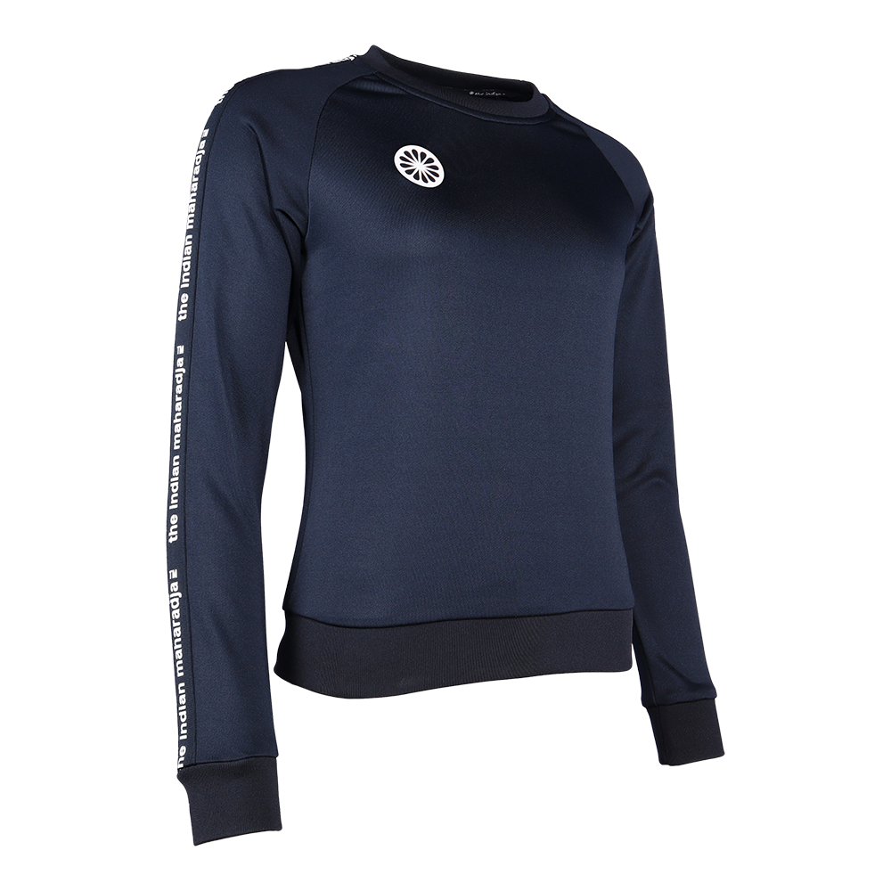 The Indian Maharadja sweater poly terry dames navy - Hockeybrouwerij