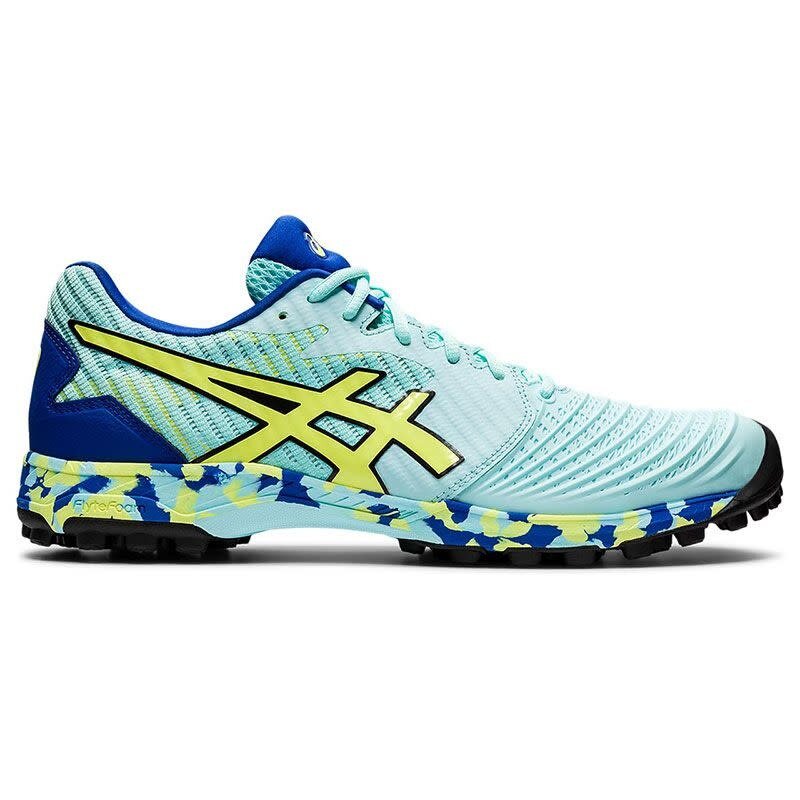 Asics Asics FF Ultimate Women Blue - Glow Yellow Hockeyschoen