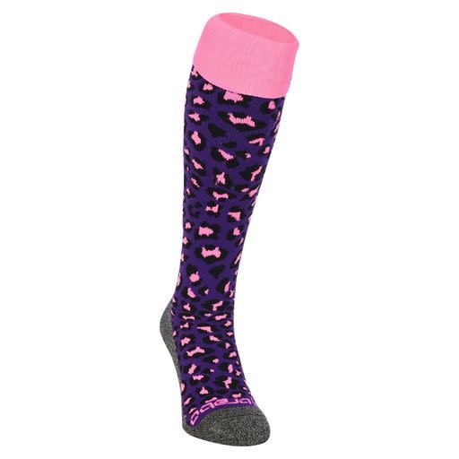Brabo Brabo Socks Cheetah Purple
