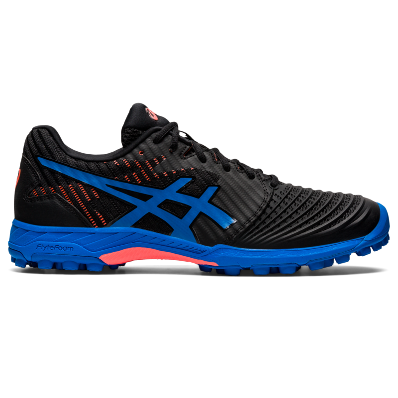 Asics Asics FF Ultimate Black - Electric Blue Hockeyschoen