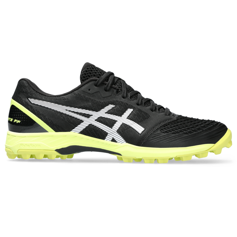 Asics Asics Field Ultimate FF 2 Men Black - Glow Yellow Hockeyschoen