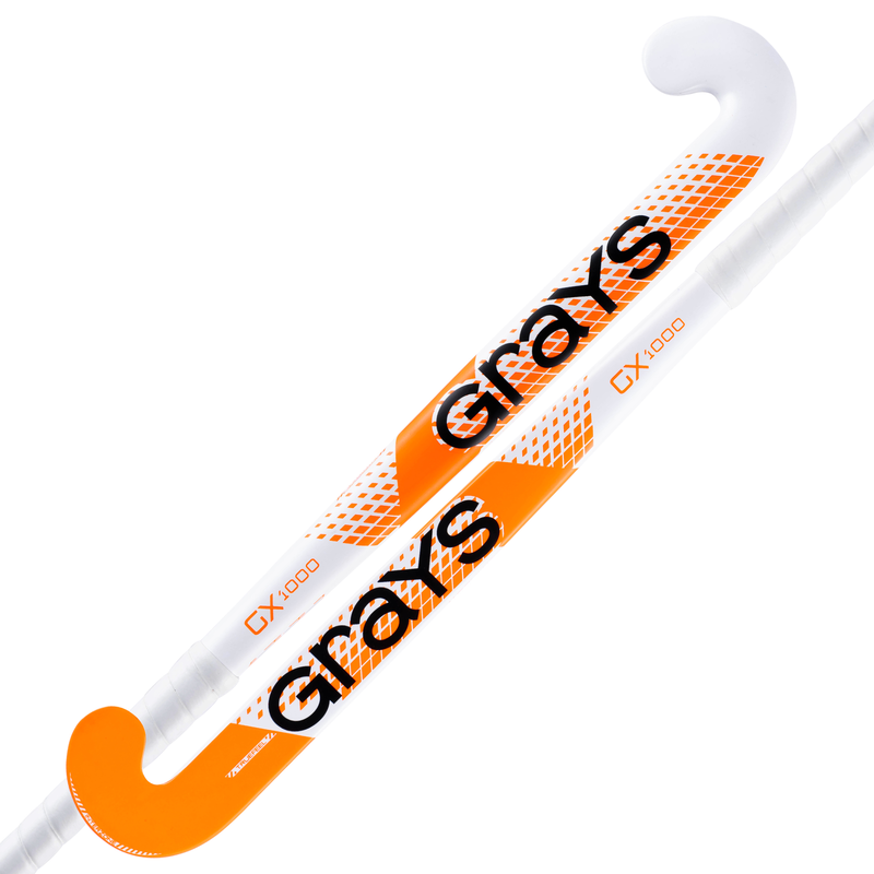 Grays GX1000 UltraBow Hockeystick White - Orange