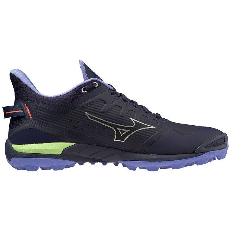 Mizuno Mizuno Wave Leopardus Evening Blue - techno Green - Lolite Hockeyschoen