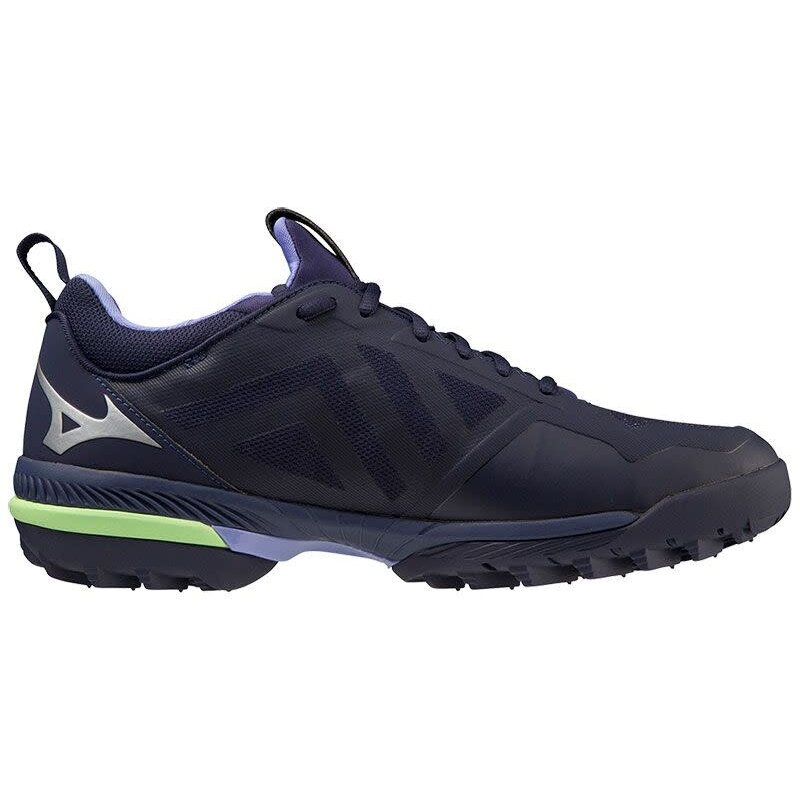 Mizuno Mizuno Wave Panthera Evening Blue - techno Green - Lolite Hockeyschoen
