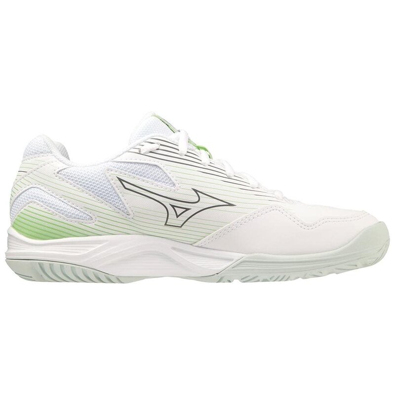 Mizuno Mizuno Cyclone Speed 4 White/PatinaGreen - Zaalschoen