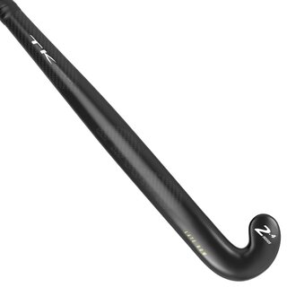 TK TK 2.4 Low Bow  Black - White Indoor Hockeystick 36.5 Inch
