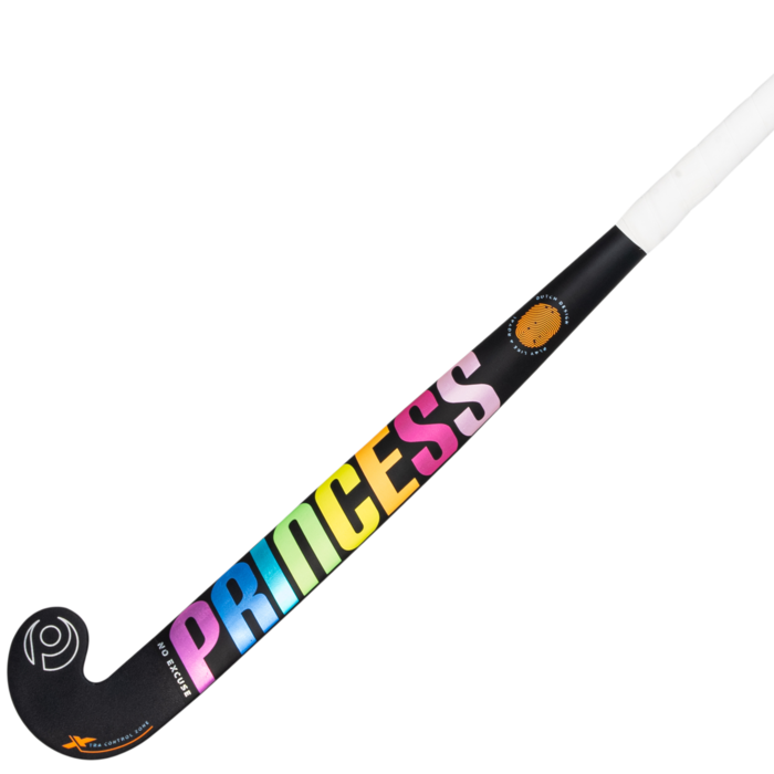 Princess Princess No Excuse LTD Black - Rainbow Midbow Zaalhockeystick