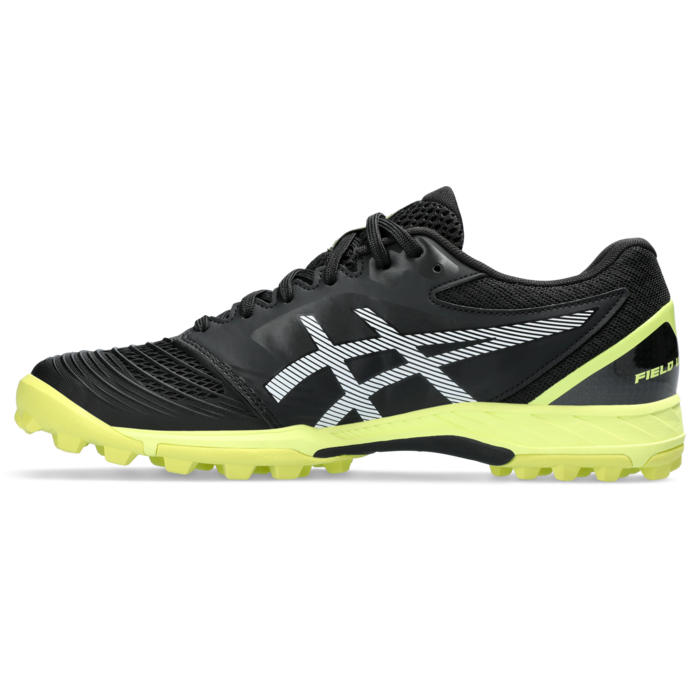 Asics Asics Field Ultimate FF Men Black - Glow Yellow Hockeyschoen