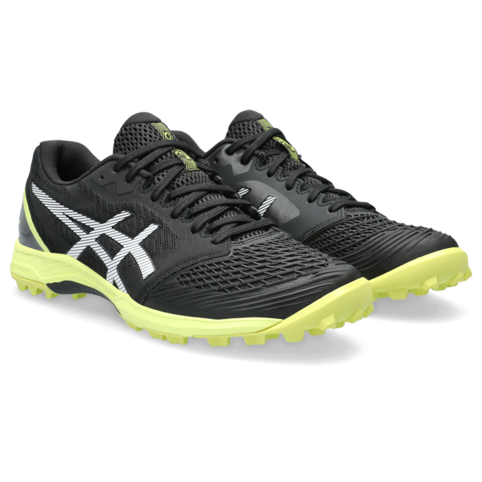 Asics Asics Field Ultimate FF Men Black - Glow Yellow Hockeyschoen