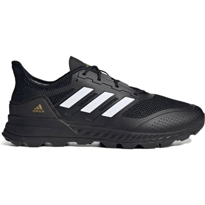 Adidas Adipower 2.1 Black - White - Gold Hockeyschoen - Hockeybrouwerij