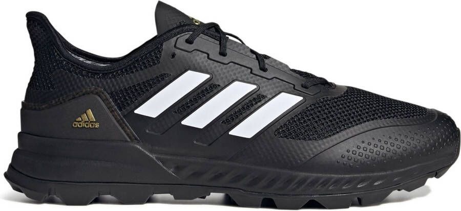 Adidas Adipower 2.1 Black - White - Gold Hockeyschoen - Hockeybrouwerij