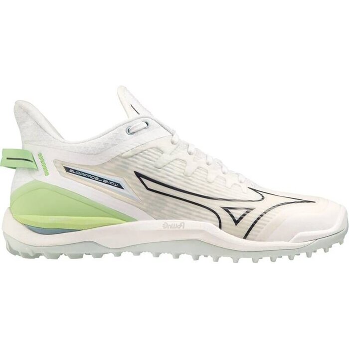 Mizuno Mizuno Wave Leopardus White - Glacial Ridge - Patina Green Hockeyschoen