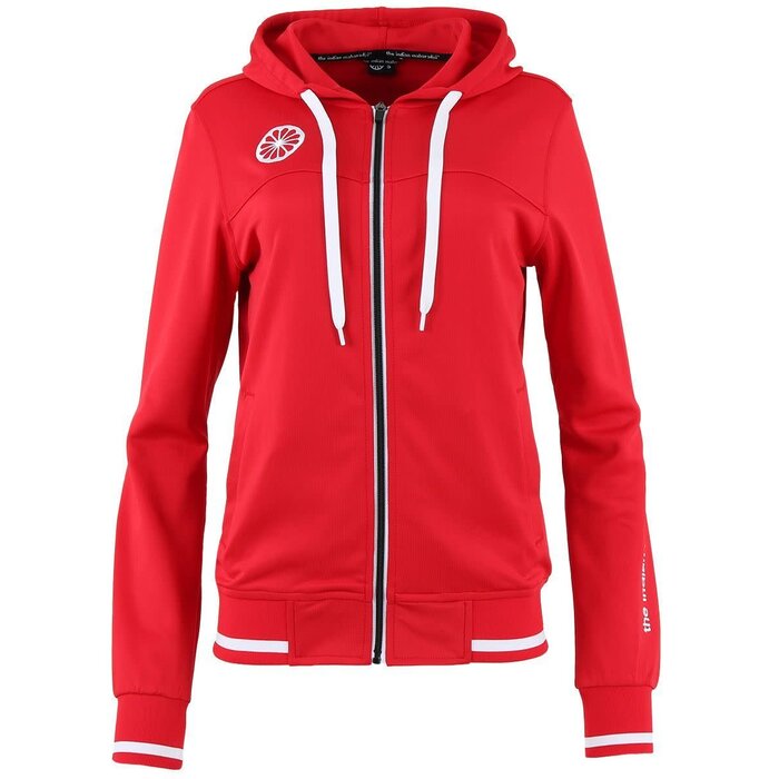 The Indian Maharadja The Indian Maharadja tech hoodie full zip dames red
