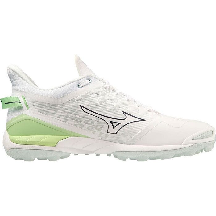Mizuno Mizuno Wave Leopardus White - Glacial Ridge - Patina Green Hockeyschoen
